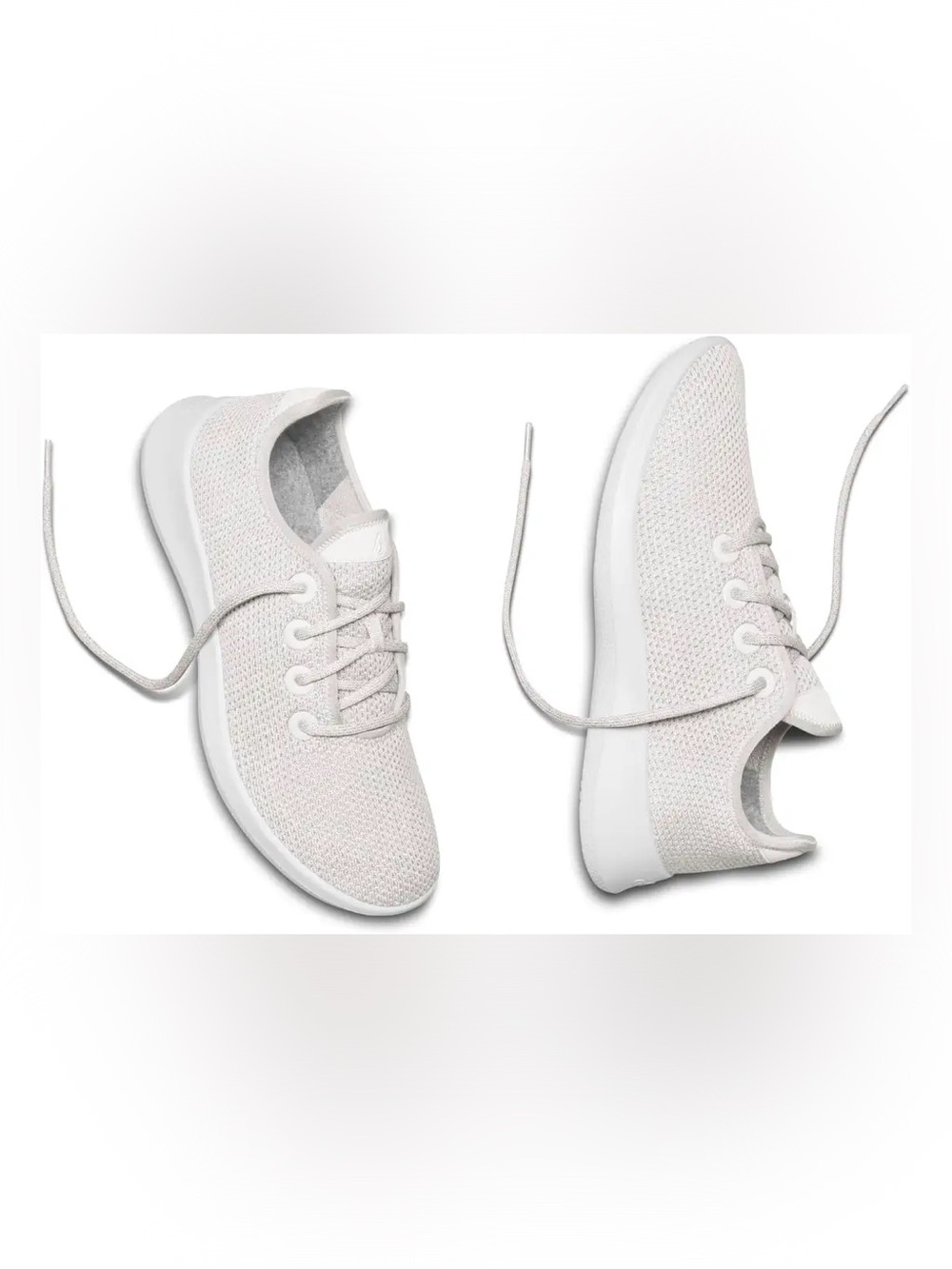 ALLBIRDS Tree Runners TR Sneakers Kaikoura White/White Sole Size 8 - Picture 2 of 15